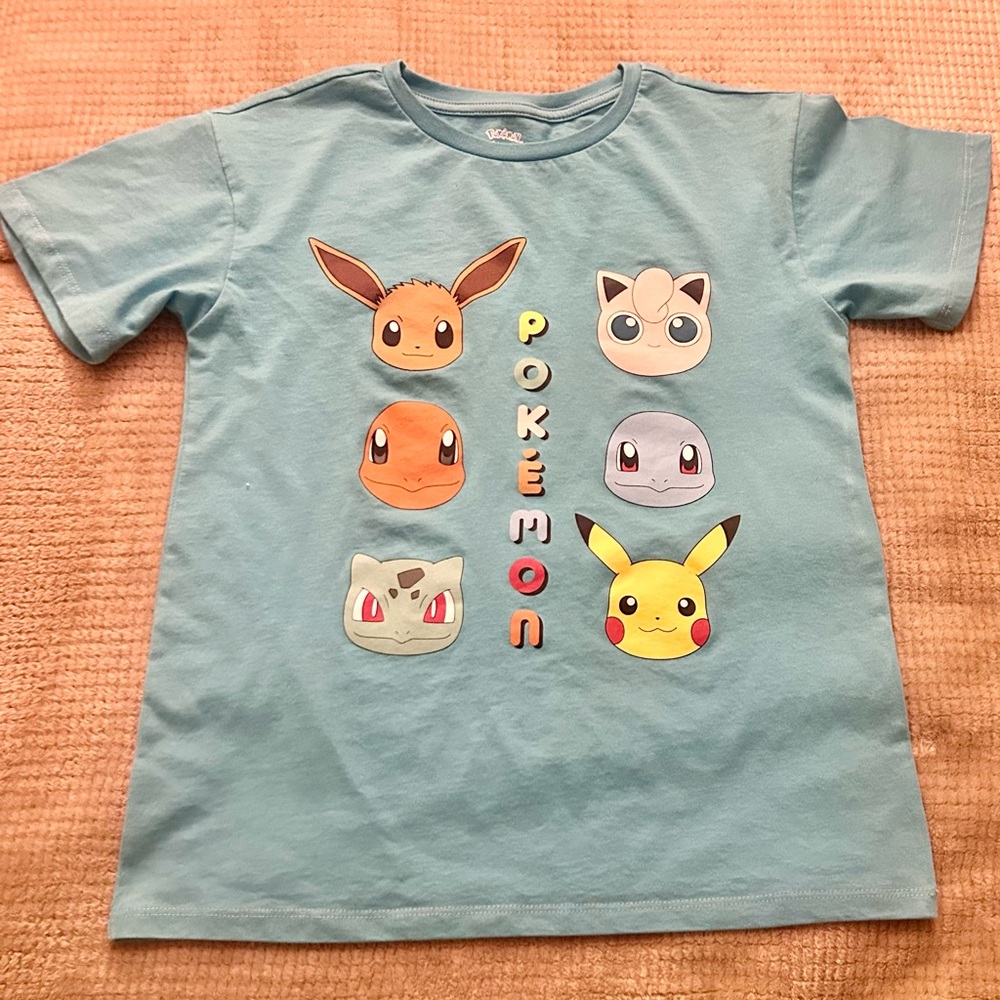 Pokemon Kids Blue Graphic T-Shirt